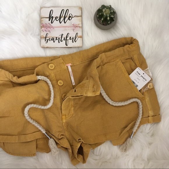 NWT Free People Shorts Sand Size Medium - Picture 3 of 8